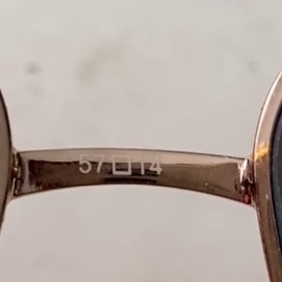Ted Baker Aviator Purple Mirrored Sunglasses TB130 57[]14-135 Rose Gold Frames main image 4